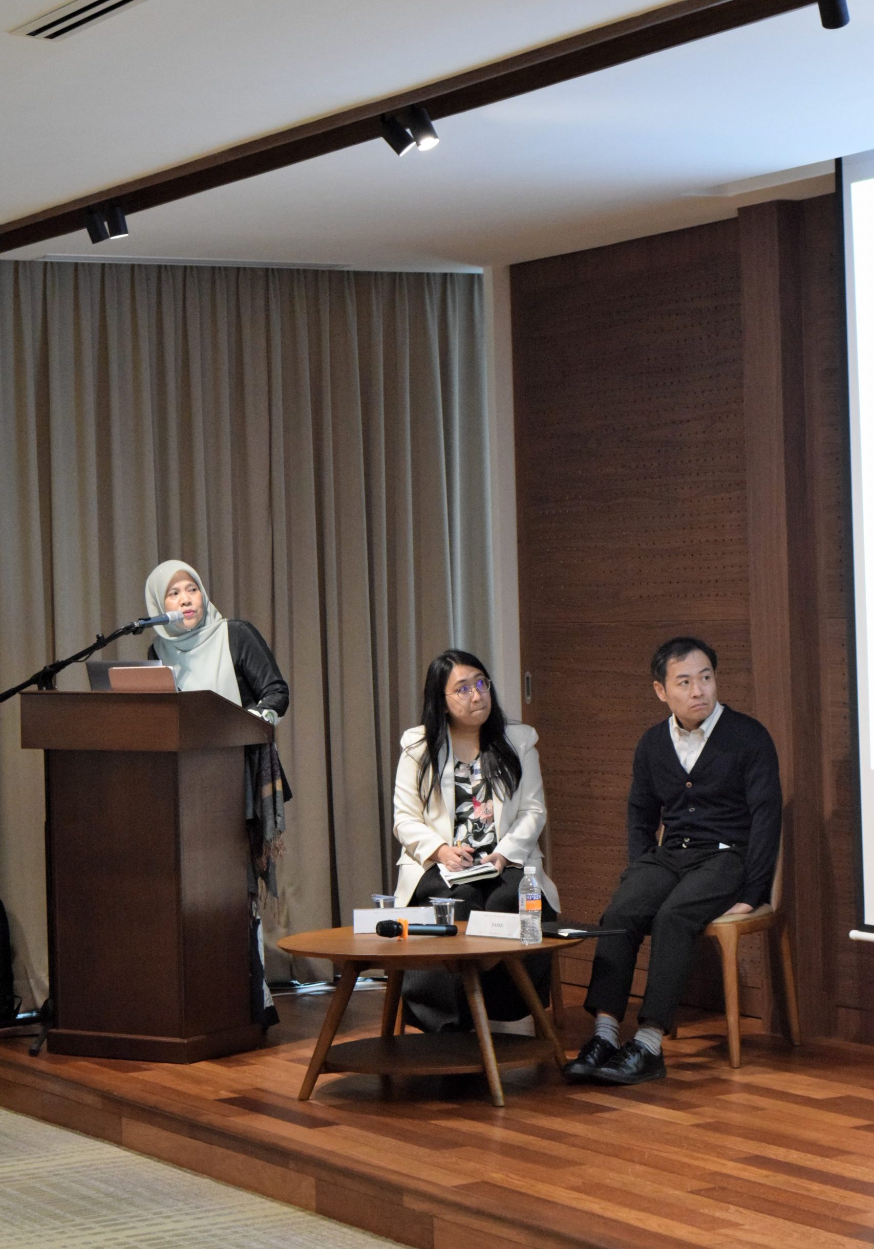 Prof. Shanti Faridah Salleh mentioned the sustainability issues arising in relation to accelerating Malaysia's green transition.